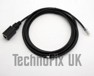 3m 8p8c RJ45 Przedłużacz mikrofonu do Yaesu FT-857 FT-891 FT-897 itp. - Zdjęcie 1 z 3