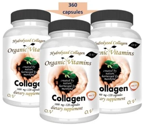 3 bottles 1000, Hydrolized Collagen Capsule hydrolyzed ,colageina10 - Picture 1 of 7