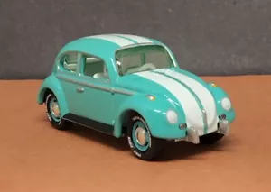 1966 '66 VOLKSWAGEN BEETLE BUG EDIZIONE LIMITATA DA COLLEZIONE SCALA 1/64 BLU VW - Foto 1 di 6