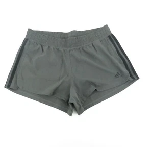 Adidas Women's Gray Aeroready Pacer Shorts Small NWT - Picture 1 of 6