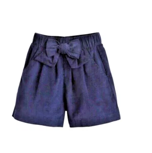 Pantalones Cortos LITTLE ENGLISH Lazo Pana Fina Gale - Azul Marino - Nuevos con Etiquetas Niñas 7 - Imagen 1 de 2