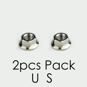 DIN6923 Gr5 Titanium Alloy Flange Ti Nuts Fastener Hex M6 M8 M10 M12 - Picture 1 of 17