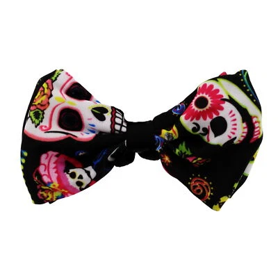 Zac's Alter Ego® Day of the Dead Sugar Skull Bow Tie - Image 1 of 2