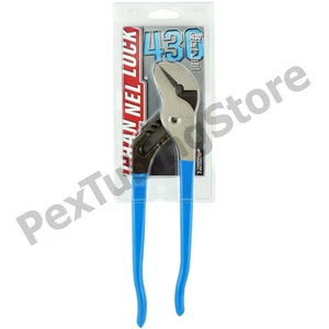 Pinza per lingua e scanalatura a mascella dritta 10", capacità ganasce 2" (430 Channellock) - Foto 1 di 1