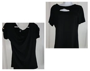 2 blusas elegantes de negocios de manga corta para mujer Vince Camuto y Casa Blanca medianas - Imagen 1 de 11