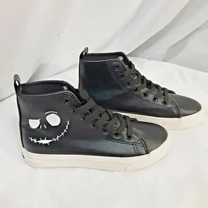 The Nightmare Before Christmas Jack Skellington Hi-Top Sneakers Disney Size 6 - Picture 1 of 8