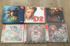 SEGA Dreamcast Lot of 6 games Shenmue , D2 , Guilt Gear X, House of the dead 2