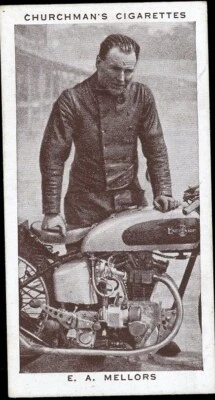 1939 W.A. & A.C. Churchman Kings of Speed #27 E.A. Mellors EX/MT - Image 1 of 2