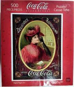 Drink Coca-Cola 500 pc Jigsaw Puzzle 18" X 24" Karmin International - Picture 1 of 1