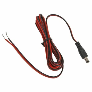 Cable de alimentación de CC LDG, CC, 6 pies Longitud, extremo de enchufe de alimentación de 2,5 x 5,5 mm, repuesto - Imagen 1 de 1