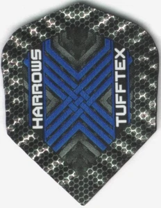 Blue TUFFTEX Dimplex Dart Flights: 3 per set - Picture 1 of 4