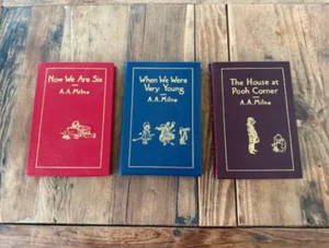 A A Milne -Easton Press House Pooh Corner Now We Are Six When We Were Very Young - Picture 1 of 7
