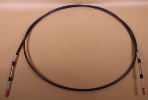 Push-Pull Cable, Bulkhead Hubs, 1/4-28 Rods, 12FT. / 144" - Picture 1 of 3