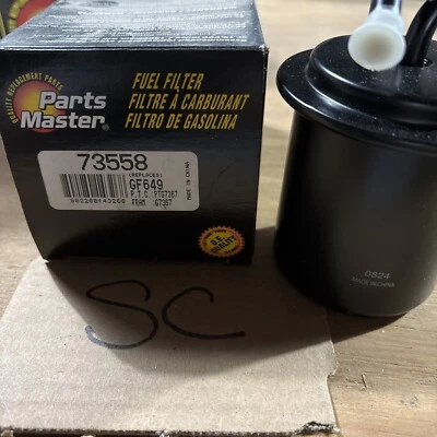 NOS Fuel Filter  Parts Master/G.K. Industries  73558 - Image 1 of 2