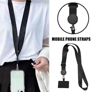 2025 Universal Crossbody Patch Cell Phone Lanyards C3K5 Phone Strap UK Rope U2L6 - Photo 1 sur 9