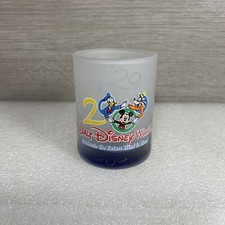 Walt Disney World 2000 Celebrate The Future Hand In Hand Shot Glass