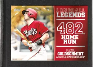 #D 8/10 JUMBO 5x7 PAUL GOLDSCHMIDT 2018 Topps LONGBALL LEGENDS #LL17 Yankees - Picture 1 of 2