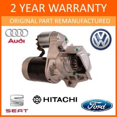 Starter Motor fits VW VOLKSWAGEN 1.9 TDI 2000-2003 8L ASZ ATD AXR 2.3kW *ORIGINA - Image 1 of 4