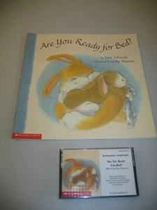 Are You Ready for Bed? by Jane Johnson Rabbits Scholastic Audio Book Cassette - Picture 1 of 2