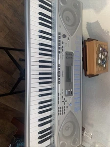 Casio CTK-691 Synthesizer Electronic Keyboard Netzteil, Tasche, Sitz und Ständer - Bild 1 von 7