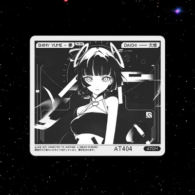 Shiny Yume Hard Resin Gaming Mouse Pad with infused Glass - Image 1 of 4