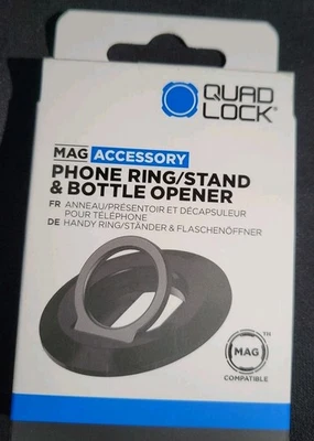 Quad Lock MAG аксессуар телефон кольцо стойка и открывалка для бутылок (360 * вращение) - Изображение 1 из 2