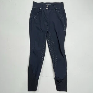 Cavallo Breeches Womens 24 Blue Caren Cava Grip - Picture 1 of 12