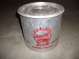 Vintage Aluminium Long Life Full Floating 2 Stück Elritzeneimer ~ Top Zustand! - Bild 1 von 7