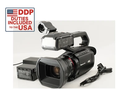 101h! [Mint] Panasonic HC-X2000 Black 4K Professional Camcorder From Japan #370 - Image 1 of 4