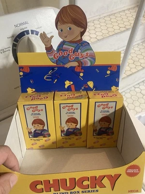 NECA Chucky Blind Box sealed Set With 3  Chucky Figures With Store Display - Image 1 of 4