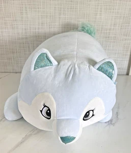 Squishmallows Ainsley der Wolf liegend 18 Zoll super süß! Hellblaues Kelly Spielzeug - Bild 1 von 9
