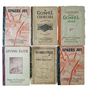 James D Vaughan Hymnal Lot Gospel Songbook Albert Brumley Christian Collectible - Imagen 1 de 4