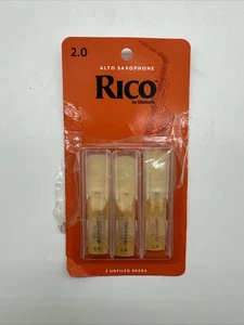 D'Addario Alto Saxophone Rico 3 Unfiled Reeds 2.0 - Bild 1 von 1
