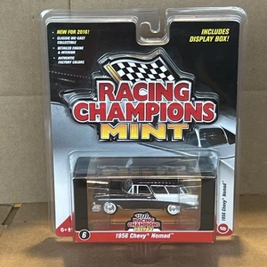 2015 DARK BLUE 1956 CHEVY CHEVROLET NOMAD RACING CHAMPIONS MINT DIECAST DIE-CAST - Picture 1 of 5