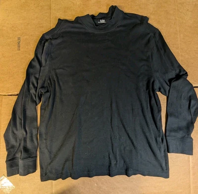 Saddlebred мужской черный Flex углерода длинным рукавом пуловер футболка размер XXL - Изображение 1 из 4