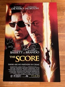 The Score Poster Signed Frank Oz Autograph Original One Sheet 2001 - Picture 1 of 11