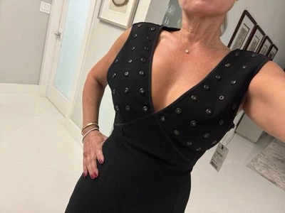 Vestido negro para mujer Balenciaga $2375 talla 36 nuevo con etiqueta Foto 1 de 4