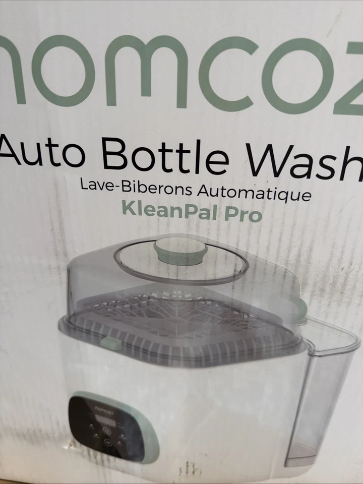 Lavadora e esterilizador automático de garrafas Momcozy KleanPal Pro BS03 branco/verde #NO4909 - Imagem 1 de 1