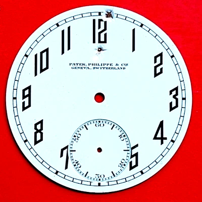 Genuine Patek Philippe Porcelain Pocket Watch Dial 39.3mm - Image 1 of 3