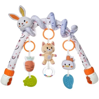TUMAMA 2 in 1 Spiral Car Seat Toys for Babies 6-12 Months, Arch Stroller Toys... - Image 1 of 4