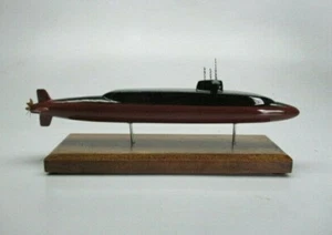 Escritorio submarino USS Thomas A. Edison SSBN-610 modelo de madera pequeño nuevo - Imagen 1 de 4
