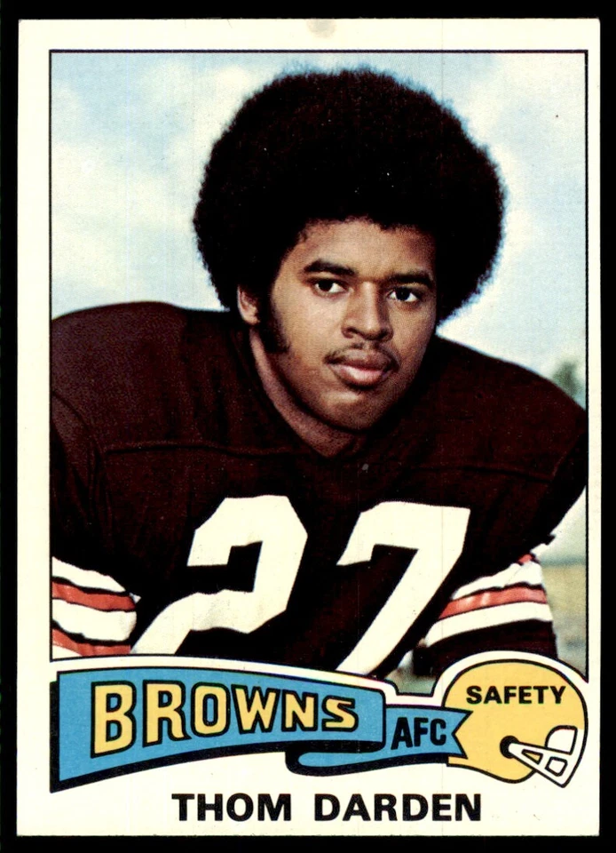 1975 Topps Thom Darden S Cleveland Browns #342 - Image 1 of 2