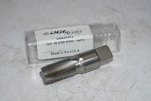 HANSON WHITNEY DOALL 3/8"-18 NPS Straight Pipe Tap 31373 USA - Picture 1 of 1