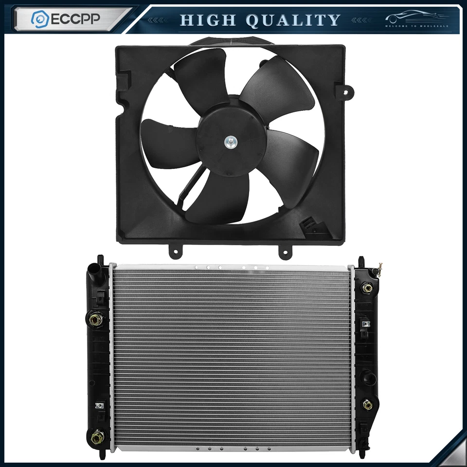 Electric Engine Radiator Cooling Fan Kit For 2002 2003 2004 2005 Kia Sedona Foto 1 de 4