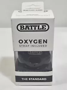 Battle Oxygen Lip Protector Mouthguard Black with Connected Strap New - Picture 1 of 4