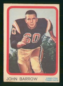 John Barrow 1963 Topps CFL Football #32 Sehr guter Zustand + 95423 - Bild 1 von 2