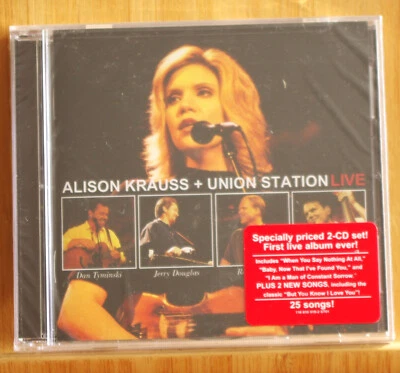 ALISON KRAUSS & UNION STATION - Live 2 CD set ROUNDER USA NEU / OVP / SEALED - Bild 1 von 2