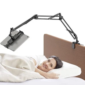 Tablet Holder for Bed Adjustable Tablet Phone Bed Stand Mount with 360° Rotation - Picture 1 of 7