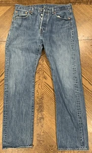 Levi's Men's 501 Original Fit Straight Leg Button Fly Jeans 33x32 - Picture 1 of 6