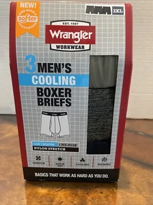 Paquete de 3 calzoncillos boxer Wrangler para hombre 3XL - verde gris - Imagen 1 de 10